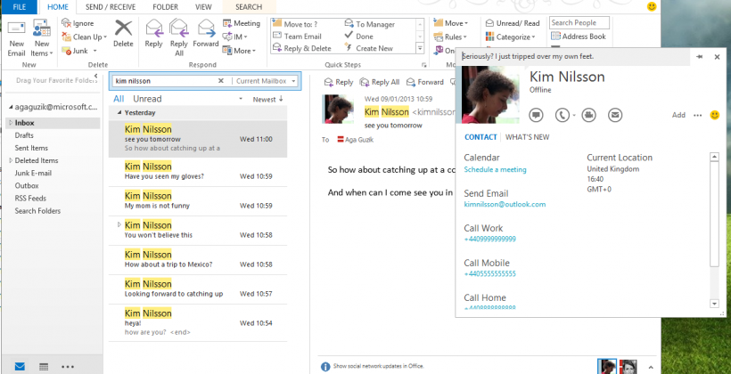 skype outlook add in