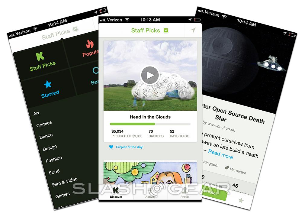 Kickstarter hits iPhone for hands-on mobile crowdfunding ...