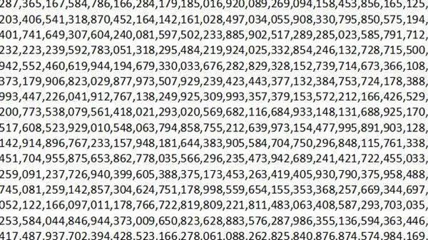 World's largest prime number has over 17 million digits - SlashGear