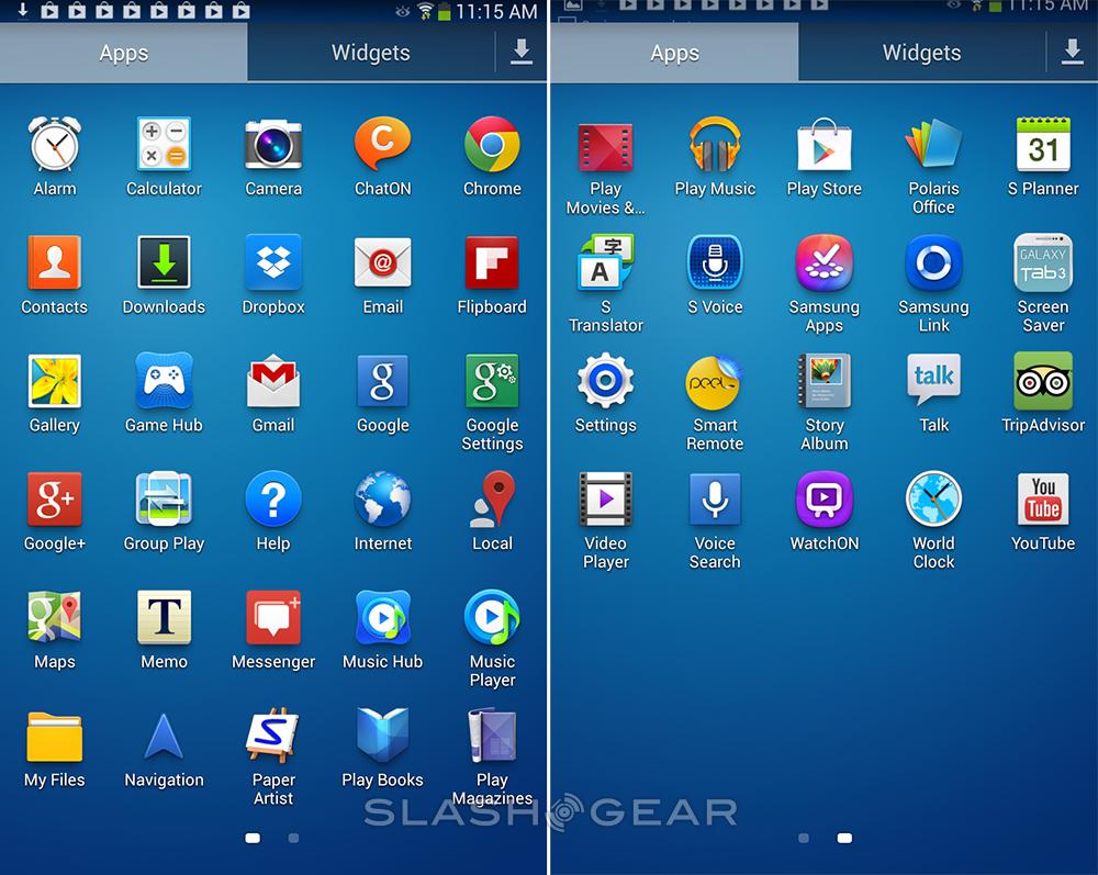 samsung galaxy tab app