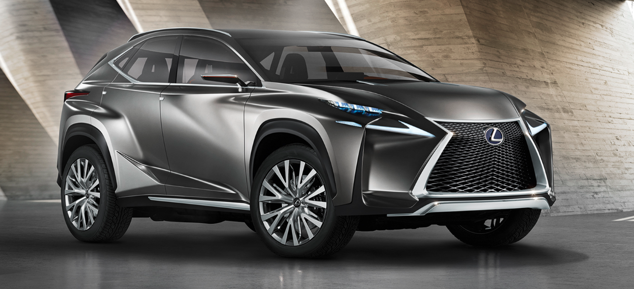 Lexus LF-NX Crossover Hybrid concept aims at compact SUV in Frankfurt ...