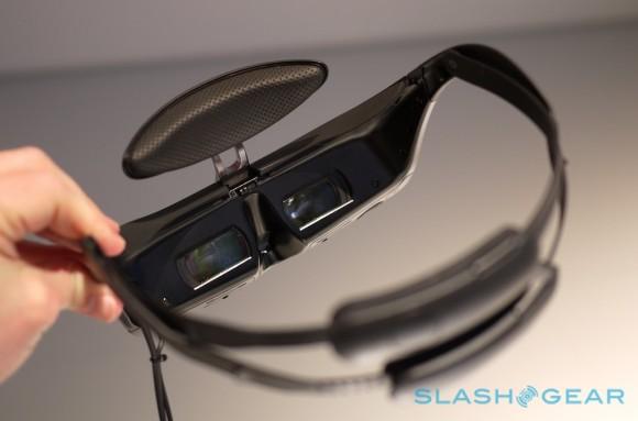 Sony Hmz T3w Wireless Head Mounted Display Hands On Slashgear