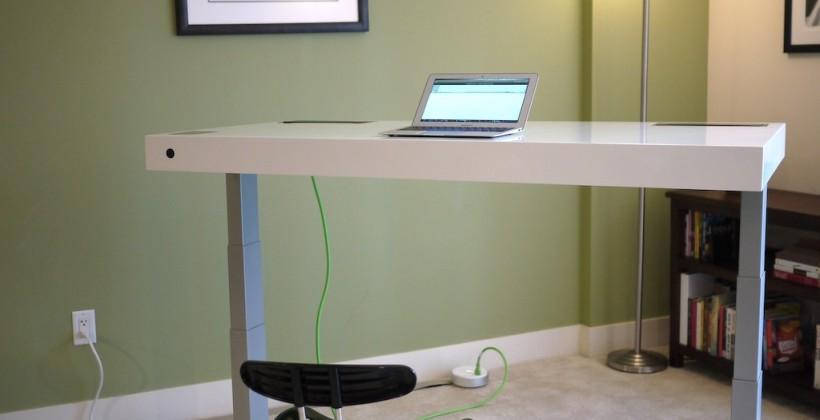 Stir Kinetic Desk Hands On The Standing Desk Gets Smart Slashgear