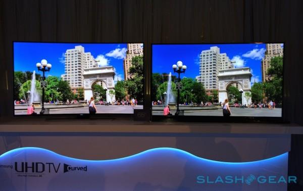 Samsung flexible TV headlines CES 2014 range: Eyes-on - SlashGear