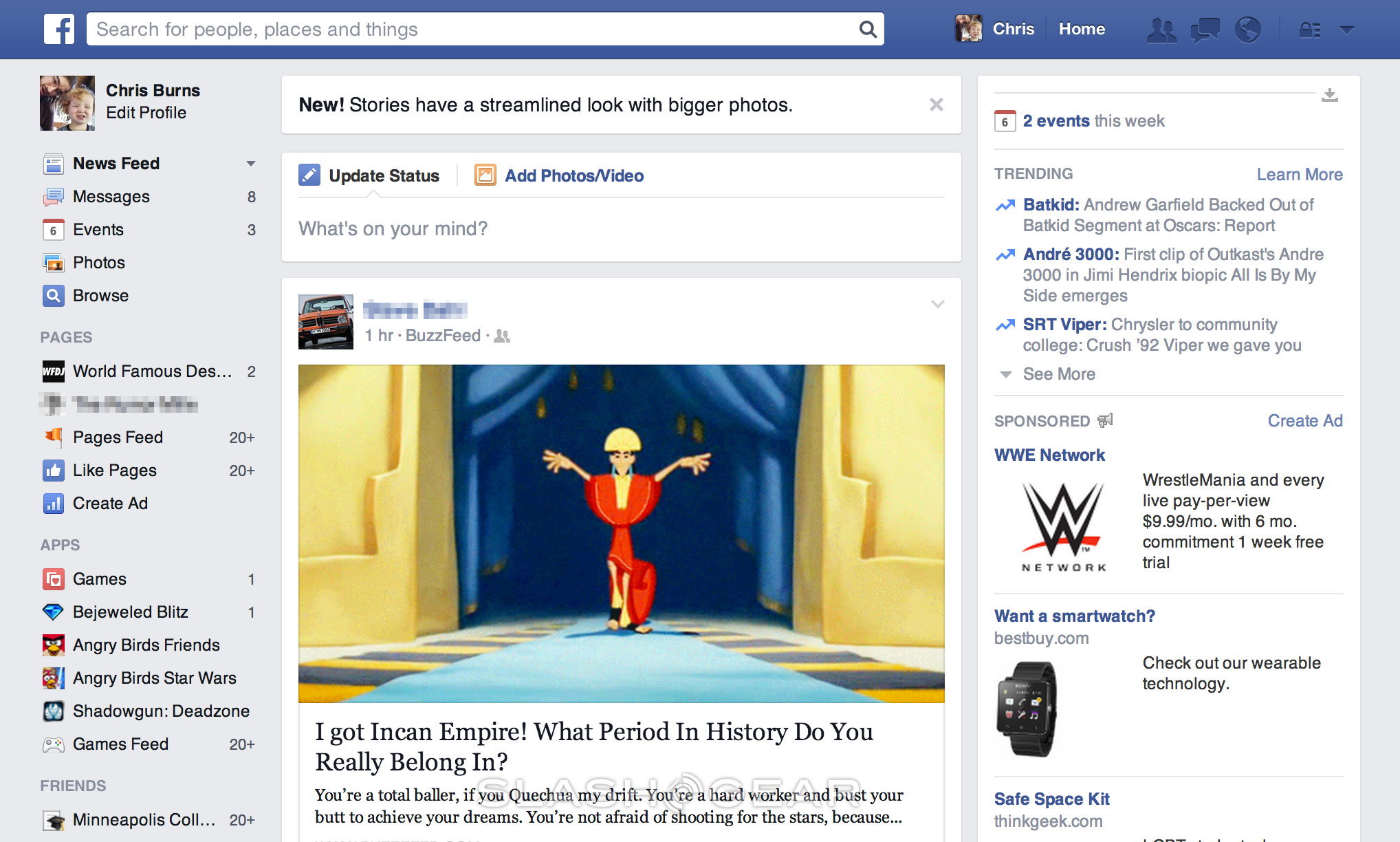 Facebook redesign launches 364 days later - SlashGear