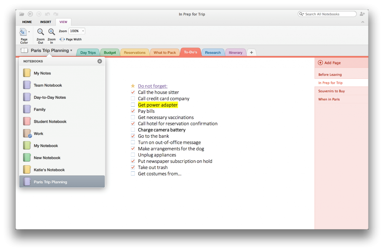 mac version of onenote