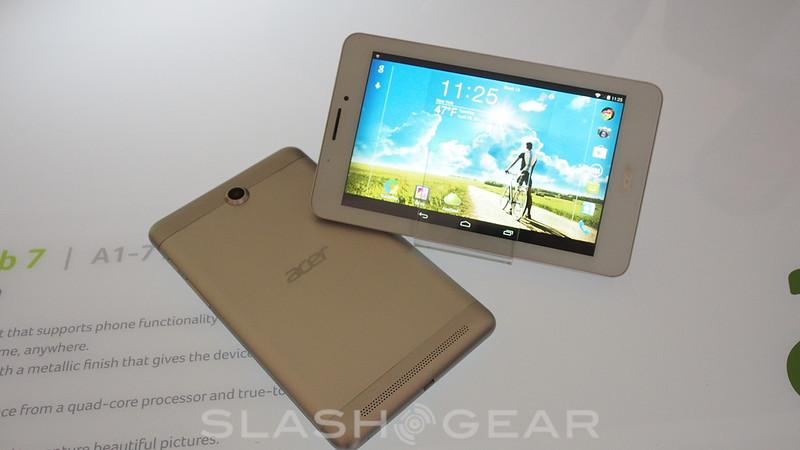 Acer Iconia Tab 7 Hands-On: One Big Phone-Capable Tablet - SlashGear