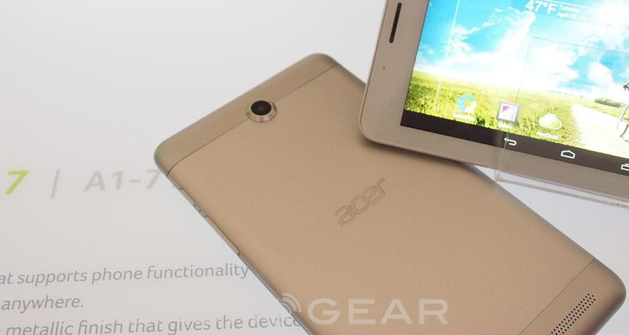 Acer Iconia Tab 7 Hands-On: One Big Phone-Capable Tablet - SlashGear