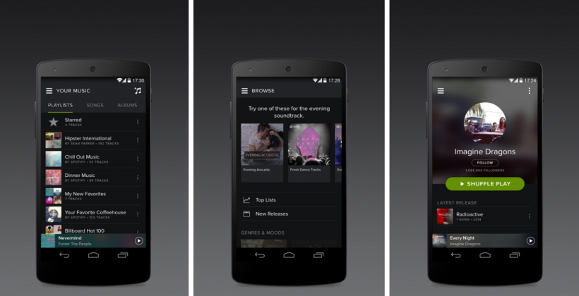 for android download Spotify 1.2.14.1149