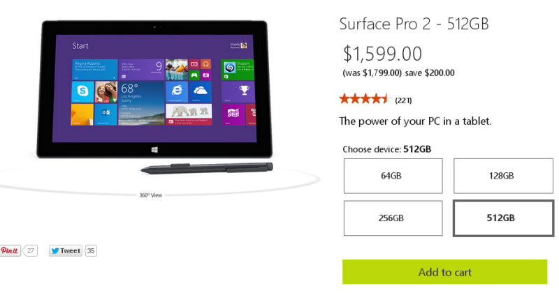 Surface Pro 2 Gets Big Price Cuts Ahead Of Surface Pro 3 Launch