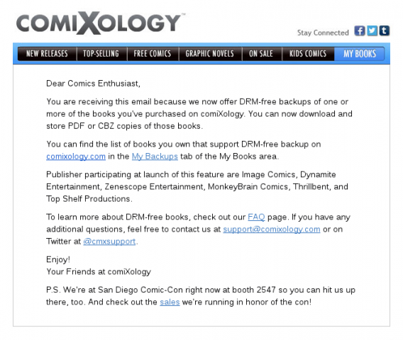 free comixology account