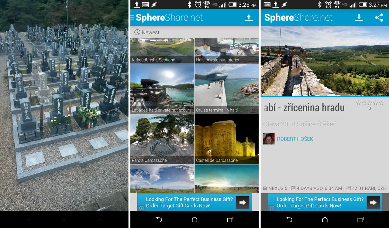 google photosphere android