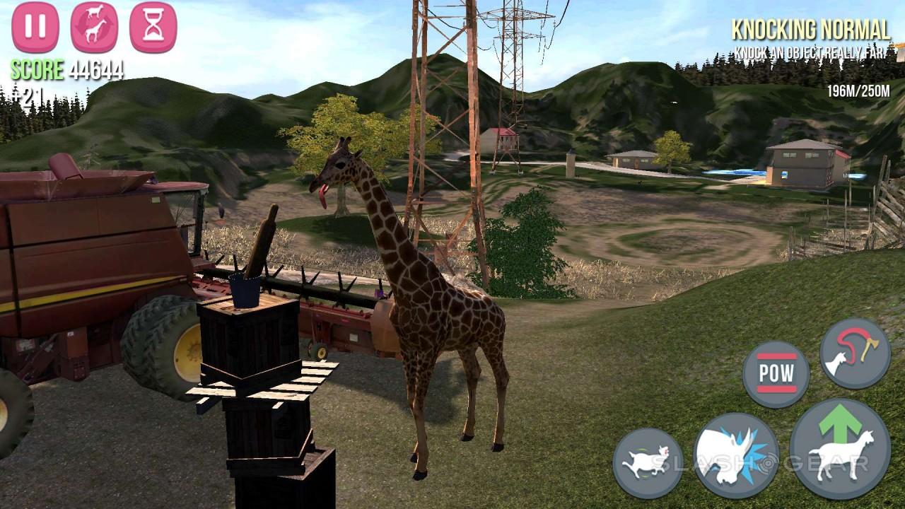 Goat simulator android. Симулятор козла зоопарк.