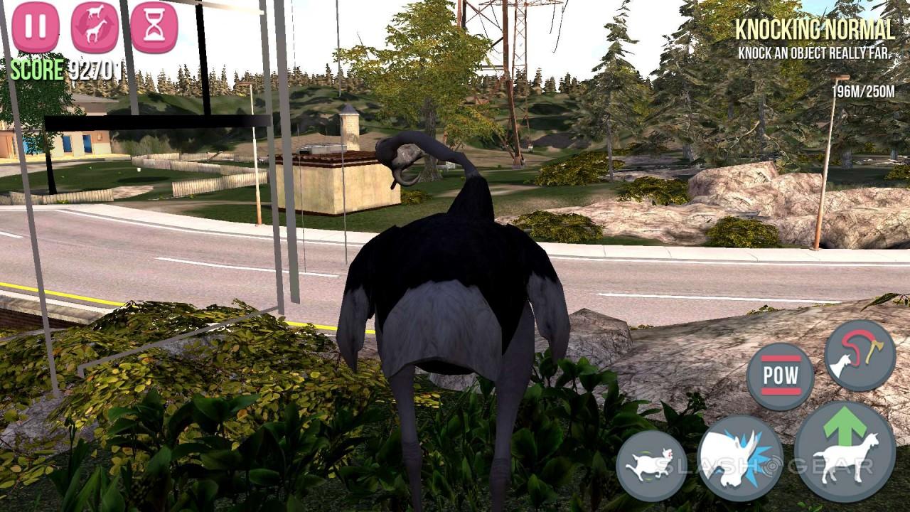 Goat Simulator Review Iphone Android Addiction Slashgear