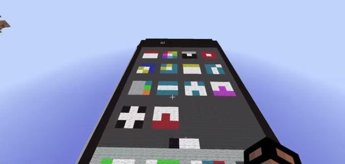 Как сделать iphone в minecraft