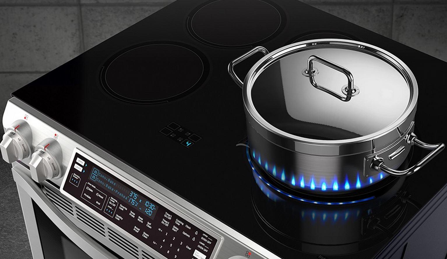 Samsung S Newest Induction Range Uses Led Flames Slashgear