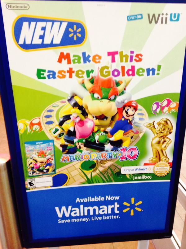 Gold Mario amiibo tipped by Walmart banner - SlashGear