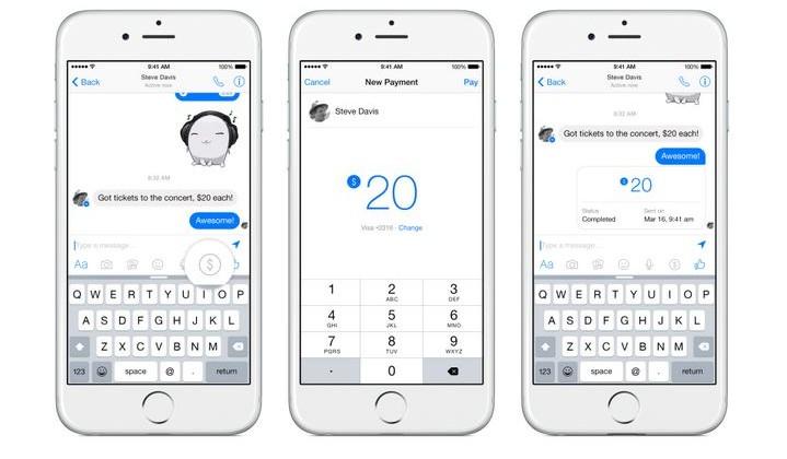 Facebook Messenger adds money sending feature - SlashGear