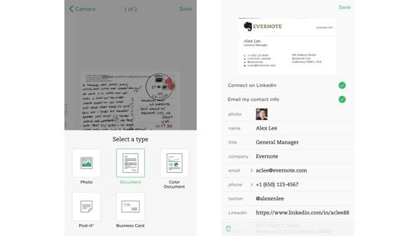 business card scans evernote for mac