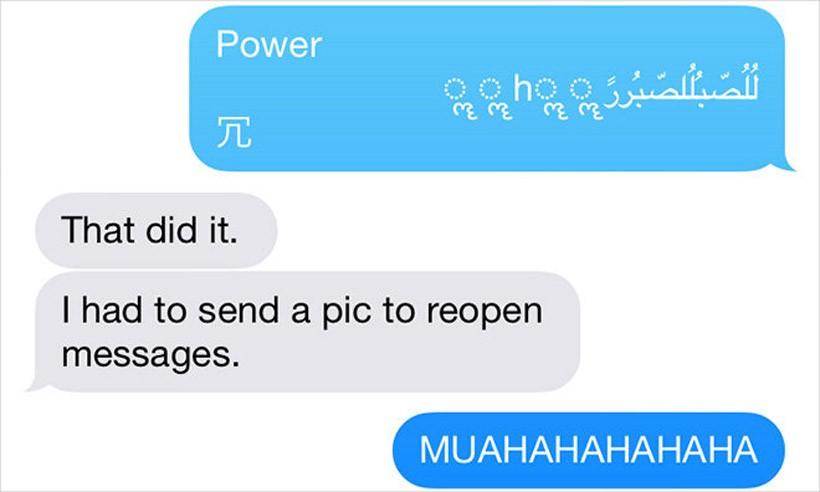 Ios Unicode Bug Crashes Iphone When A Specific Text Is Received Slashgear