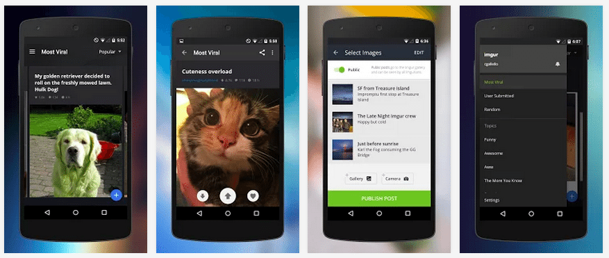 Imgur's first native Android app goes live - SlashGear