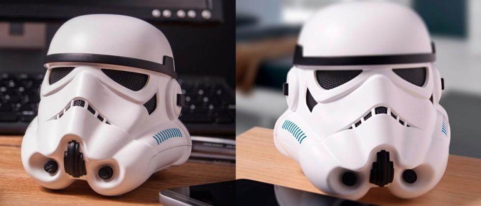 star wars stormtrooper talking helmet