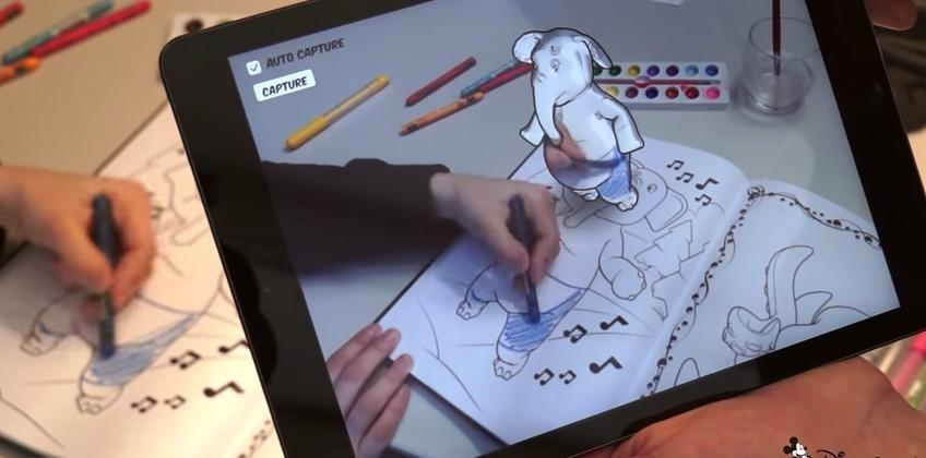 Download Disney Creates Augmented Reality Coloring Book App Slashgear