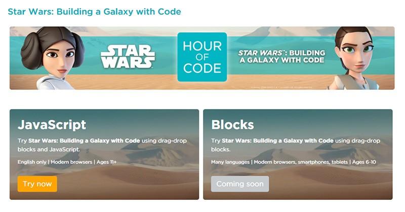 Learn to code your own Star Wars game in just an hour