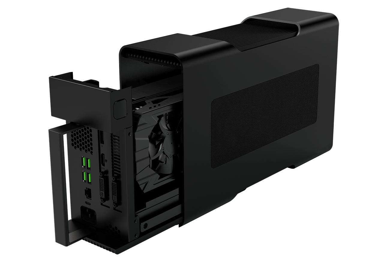 razer core graphics card not showing up under display adapters