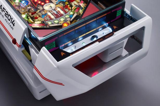 Star Trek Coffee Table Doubles As One Of A Kind Pinball Machine Slashgear