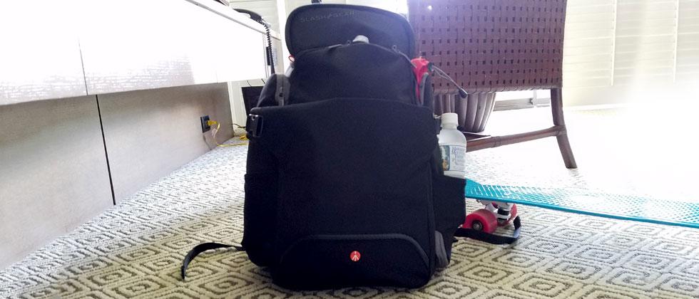 manfrotto rear access advanced camera and laptop backpack