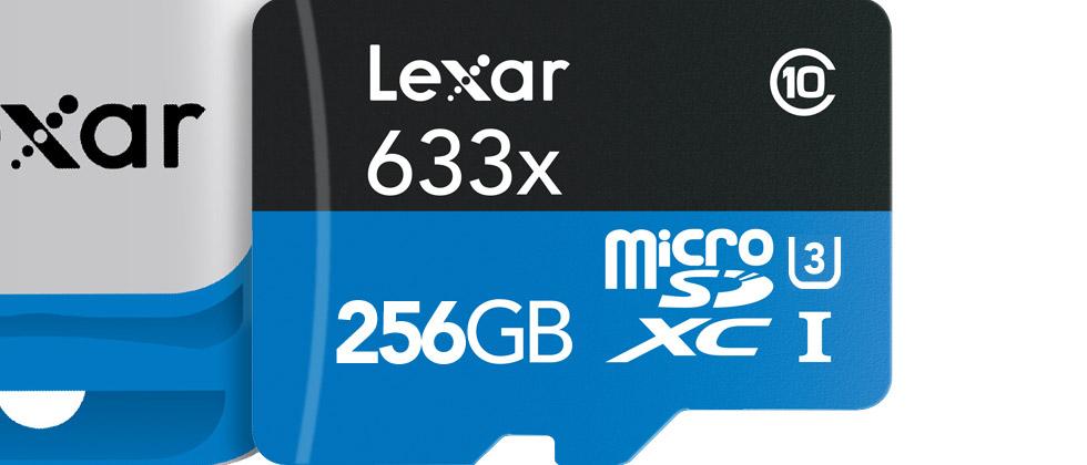 Lexar 256gb 633x Microsd Card Ready For 4k Video Galore Slashgear