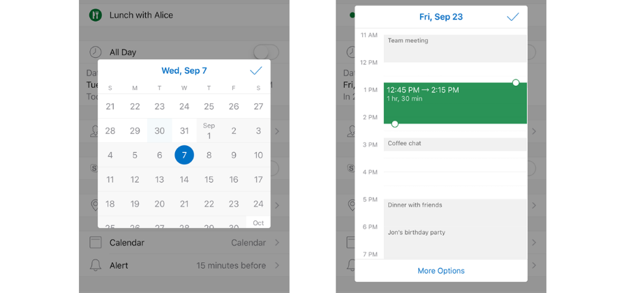 Outlook Calendar update brings new Skype features icons to iOS and