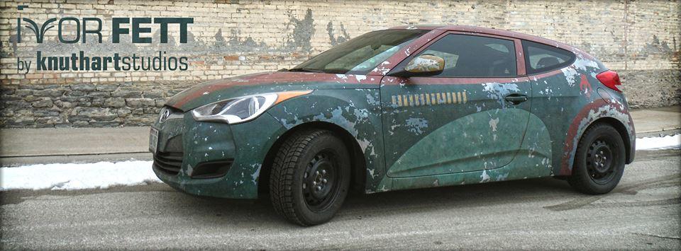 boba fett car wrap