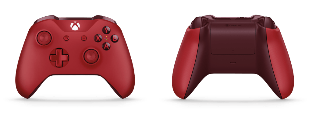 red black xbox one controller