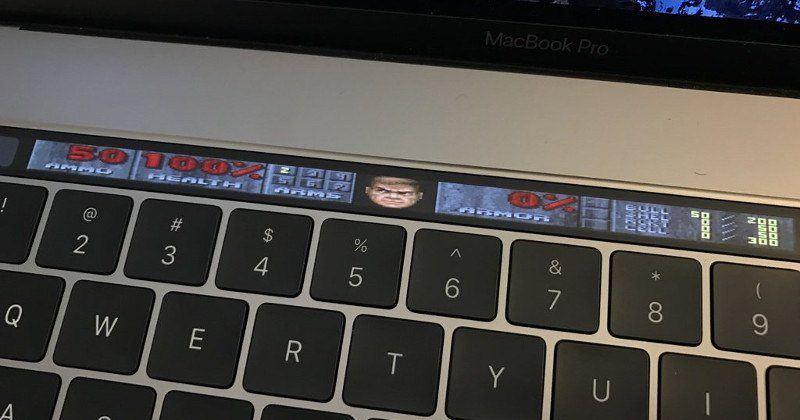 macbook pro touch bar used