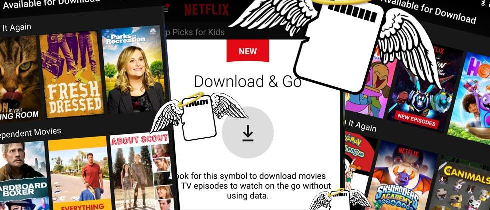 Netflix download to microSD card activated try this