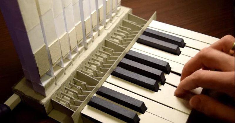 This Mini Pipe Organ Is Made Entirely Out Of Paper Slashgear