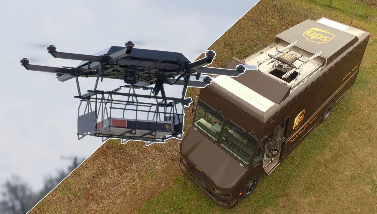 Ups Drone Launched From Truck On Delivery Route Slashgear | Hot Sex Picture