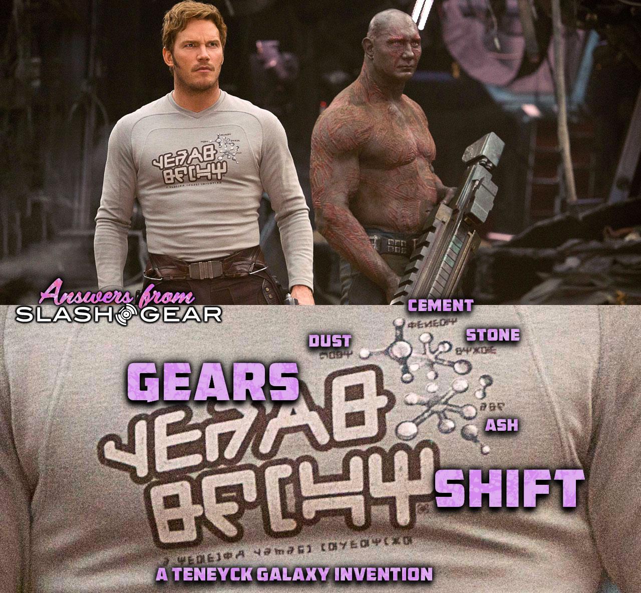 peter quill's shirt