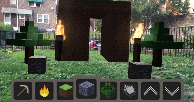 Minecraft Ar Hints At What Possible With Apple Arkit Slashgear