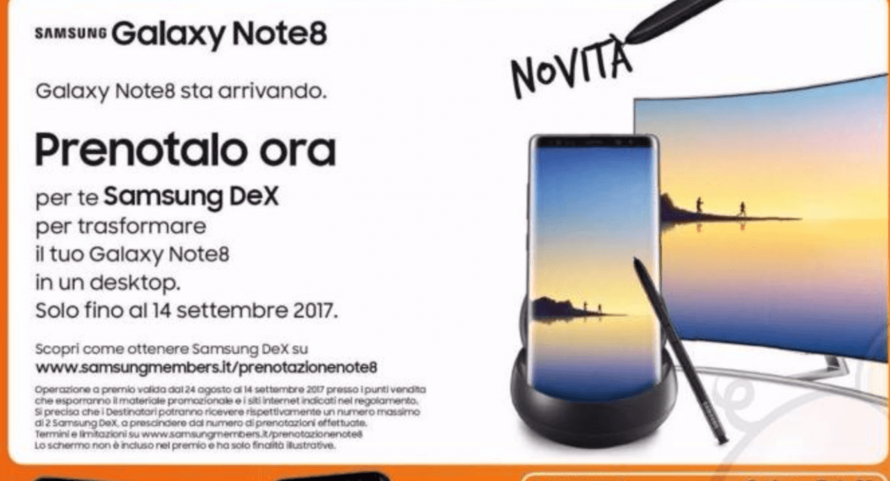 galaxy note 8 contract