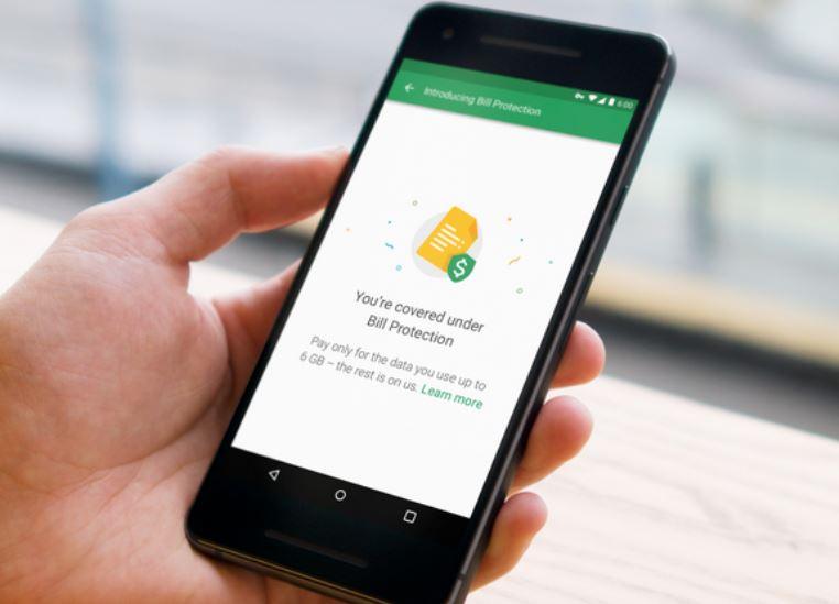 Project Fi Bill Protection caps bills, throttles heavy data users