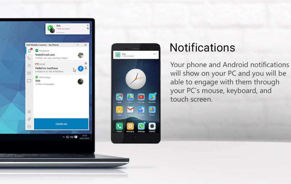 Dell Mobile Connect mirrors smartphone display on PC for easy access - SlashGear