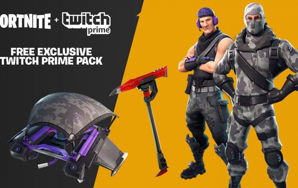 fortnite gets even more free loot from twitch prime - how to get the amazon prime fortnite skins