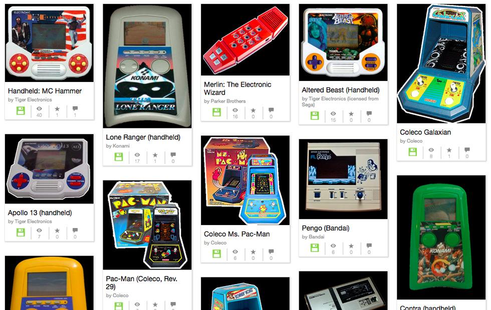 vintage handheld games