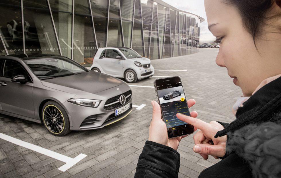 Mercedes A Class Has Built In Car Sharing Via Mercedes Me App Slashgear