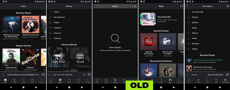 Spotify's new UI is for new users only (for now) - SlashGear