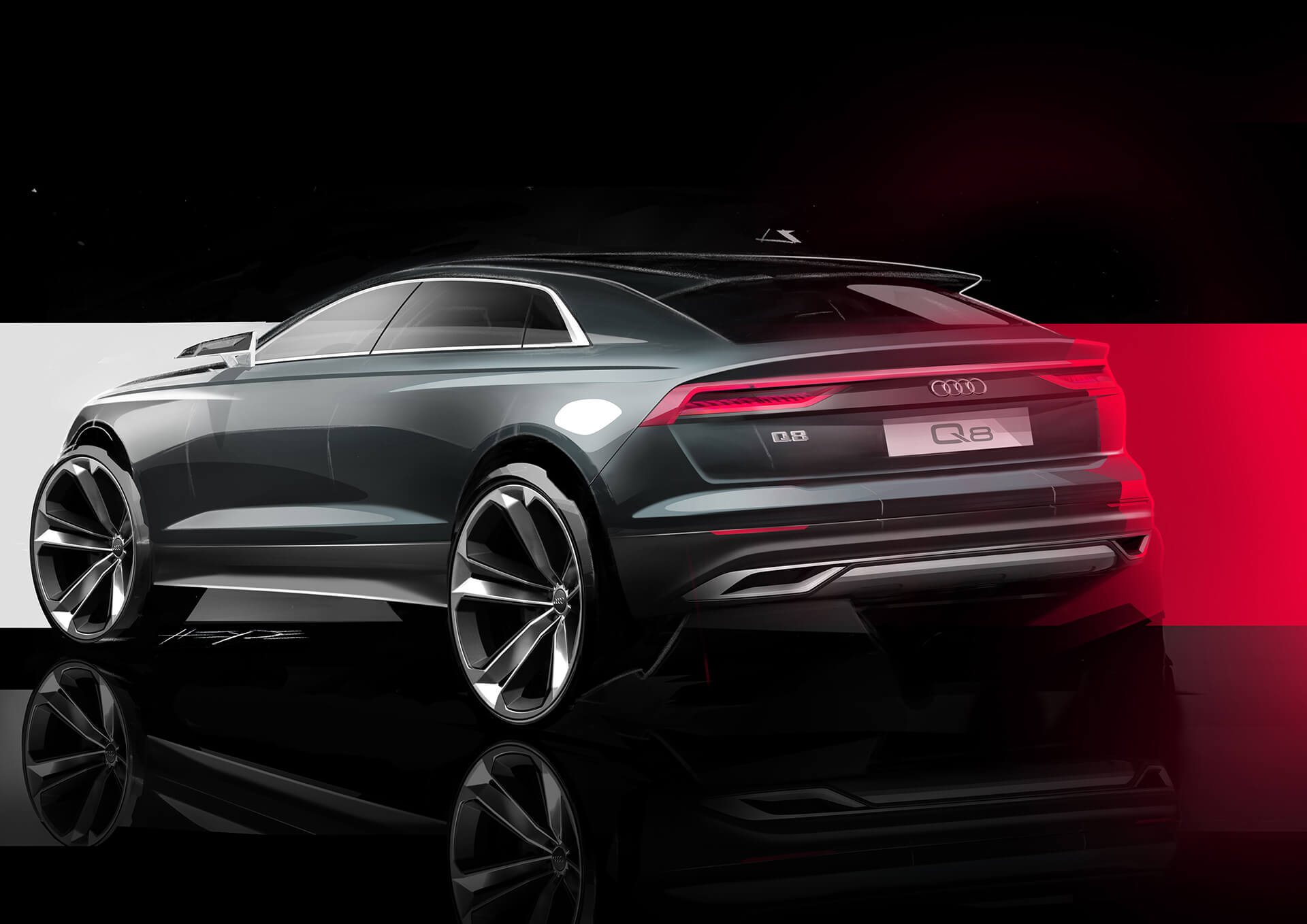 This new Audi Q8 teaser hints the luxury SUV will be no wallflower