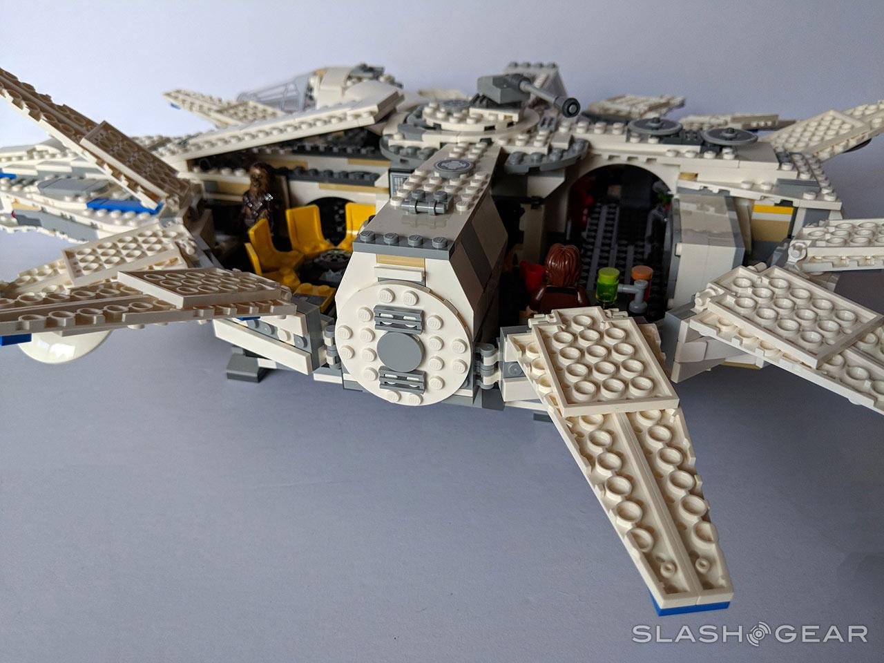 kessel run millennium falcon lego set dimensions weight